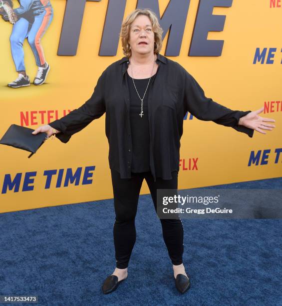 Diane Delano attends the Los Angeles Premiere Of Netflix's "Me Time" at Regency Village Theatre on August 23, 2022 in Los Angeles, California.