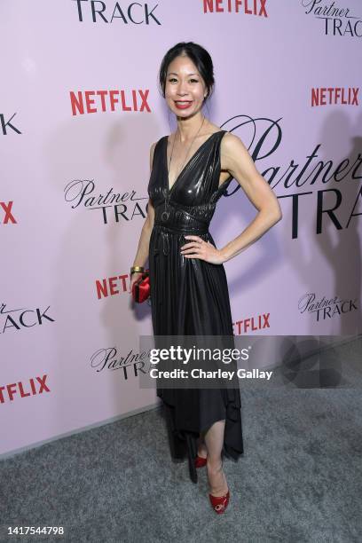 Georgia Lee attends Netflix's "Partner Track" Season 1 tastemaker screening and reception on August 23, 2022 in Los Angeles, California.