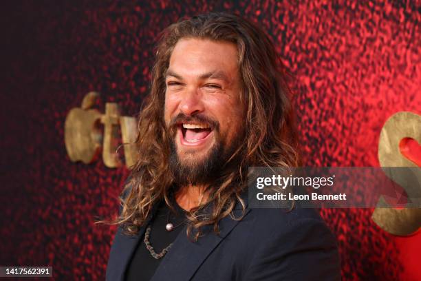 Jason Momoa attends Apple TV+ original series "See" Season 3 Los Angeles premier at DGA Theater Complex on August 23, 2022 in Los Angeles, California.