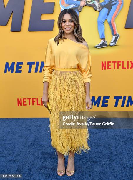 Regina Hall attends the Los Angeles Premiere of Netflix's "Me Time" at Regency Village Theatre on August 23, 2022 in Los Angeles, California.