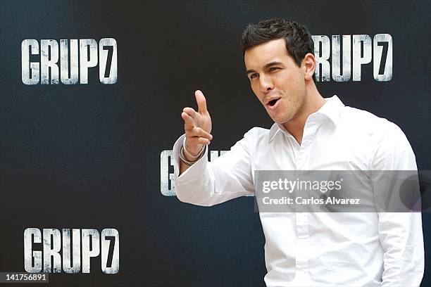 Spanish actor Mario Casas attends "Grupo 7" photocall at Intercontinental Hotel on March 23, 2012 in Madrid, Spain.