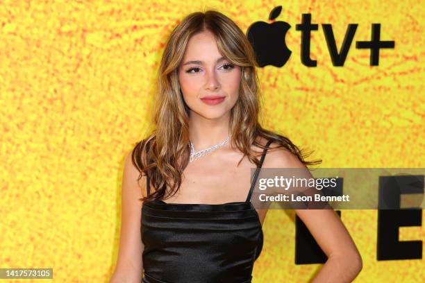 Haley Pullos attends Apple TV+ original series "See" Season 3 Los Angeles premier at DGA Theater Complex on August 23, 2022 in Los Angeles,...
