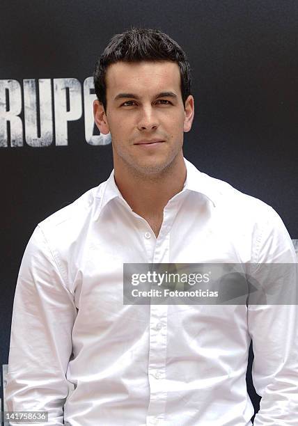 Actor Mario Casas attends a photocall for 'Grupo 7' at the Intercontinental Hotel on March 23, 2012 in Madrid, Spain.