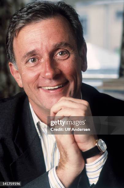 American writer Edmund White poses during a portrait session held on June 25, 1986 in Paris, France.