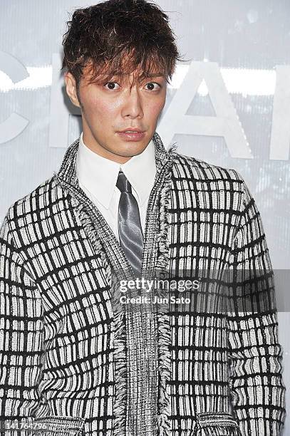 Actor Hiroki Narimiya attends the Chanel Party on March 23, 2012 in Tokyo, Japan.