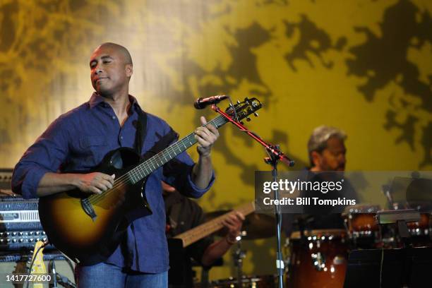 Bernie Williams performing at the Nokia Theatre April 18, 2009 in New York City.