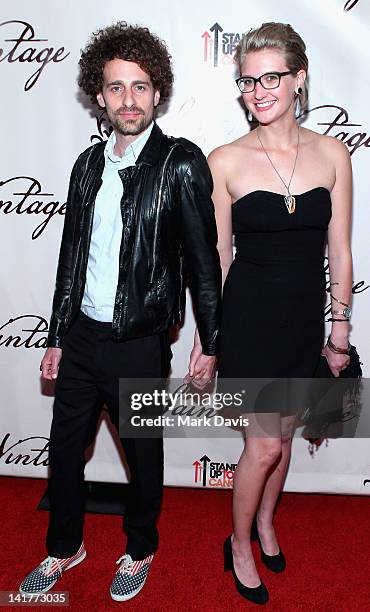 Isaac Kappy arrives at the Saint Vintage "Love Tour" held at the Andaz hotel on March 22, 2012 in West Hollywood, California.