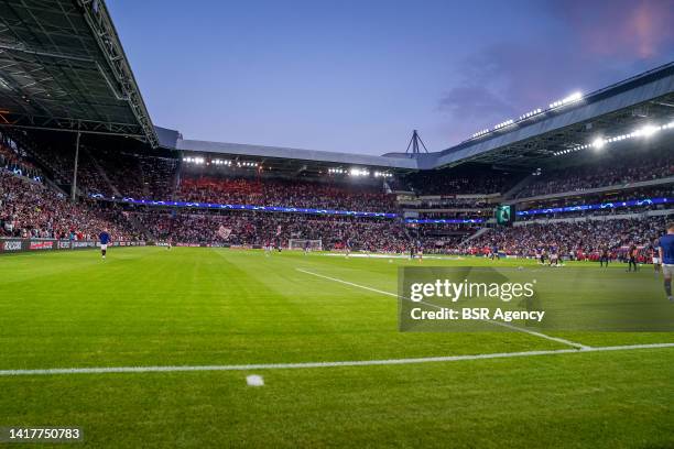 General view of Stadium during the UEFA Champions League Play-Off Second Leg match between PSV and Rangers at the Philips Stadion on August 24, 2022...