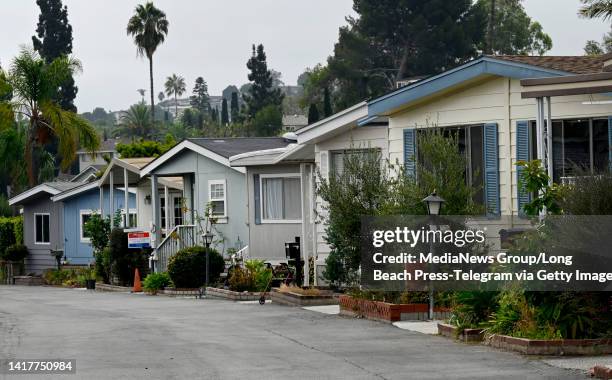 Torrance, CA There are plenty of for sale signs scattered about the Skyline Mobile Home Park in Torrance on Wednesday, August 24, 2022. Residents are...