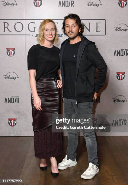 Genevieve O'Reilly and Diego Luna attend the Lucasfilm and DISNEY+ screening of ROGUE ONE: A STAR WARS STORY, an exclusive look at Disney+ Star Wars...