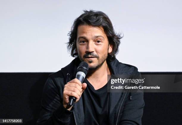 Diego Luna takes part in a Q&A during the Lucasfilm and DISNEY+ screening of ROGUE ONE: A STAR WARS STORY, an exclusive look at Disney+ Star Wars...