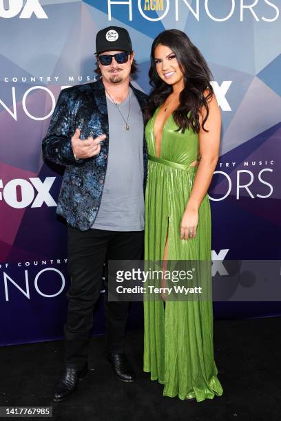 Songwriter of the Year Honoree Hardy and Caleigh Ryan attend the 15th Annual Academy Of Country Music Honors at Ryman Auditorium on August 24, 2022...