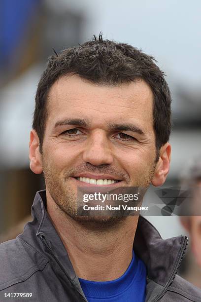 Tony Dovolani visits "Extra" at The Grove on March 23, 2012 in Los Angeles, California.