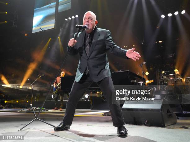 Billy Joel performs onstage at Madison Square Garden on August 24, 2022 in New York City.