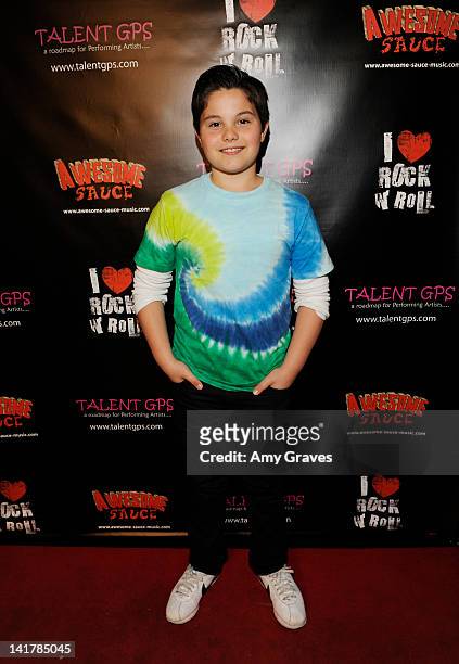 Zach Callison attends the Shamrock and Roll Concert for St. Jude Children's Hospital on March 17, 2012 in Los Angeles, California.