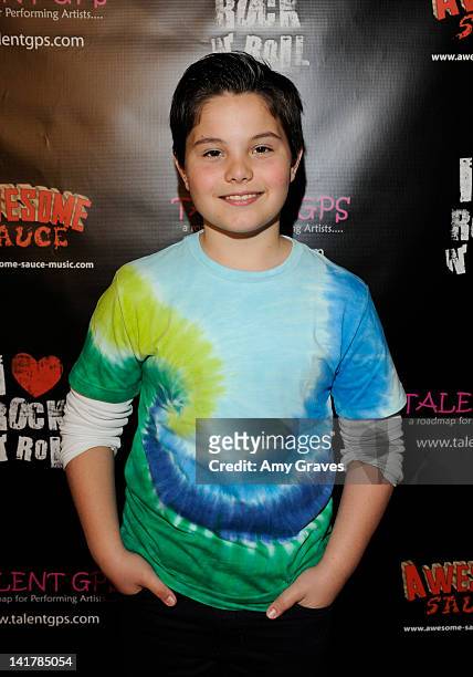 Zach Callison attends the Shamrock and Roll Concert for St. Jude Children's Hospital on March 17, 2012 in Los Angeles, California.