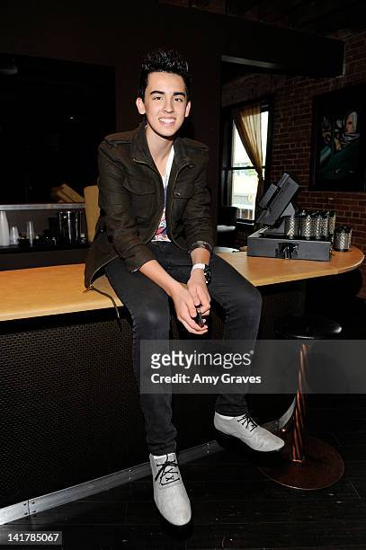 Brandon Hudson attends the Shamrock and Roll Concert for St. Jude Children's Hospital on March 17, 2012 in Los Angeles, California.