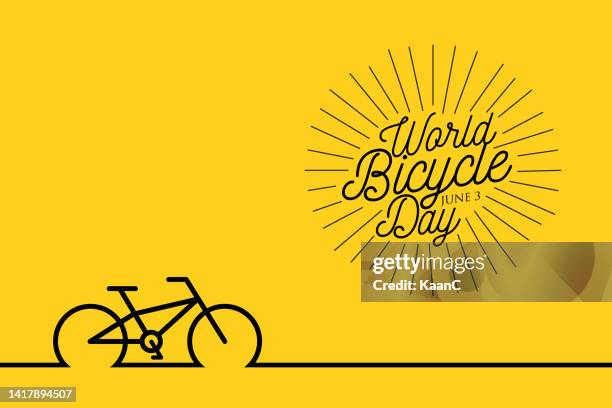 stockillustraties, clipart, cartoons en iconen met bicycle or bike lettering on background stock illustration - training wheels