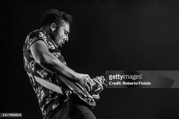 Dominic Craik of Nothing But Thieves performs at the AMA Festival at Villa Cà Cornaro on August 24, 2022 in Vicenza, Italy.