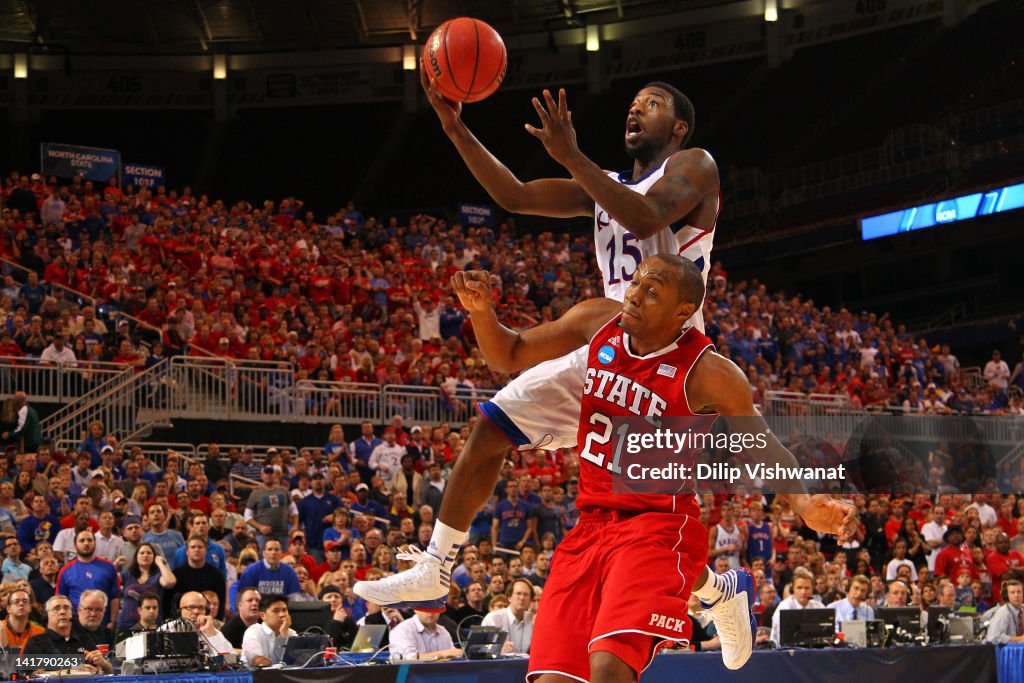 NCAA Basketball Tournament - North Carolina State v Kansas