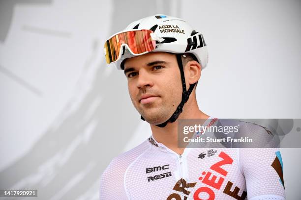 Lilian Calmejane of France and Ag2R Citrduring the team presentation prior to the 37th Deutschland Tour 2022 - Stage 1 a 171,7km stage from Weimar to...