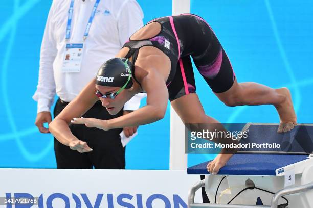 Simona Quadarella of Italy during the European Aquatics Championships at Foro Italico. Rome , August 11th-21st, 2022