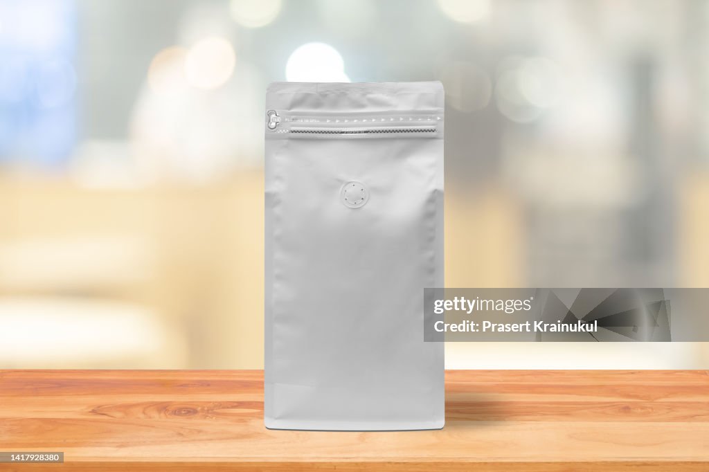 Mockup coffee bag