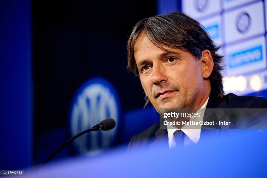 FC Internazionale Training Session & Press Conference