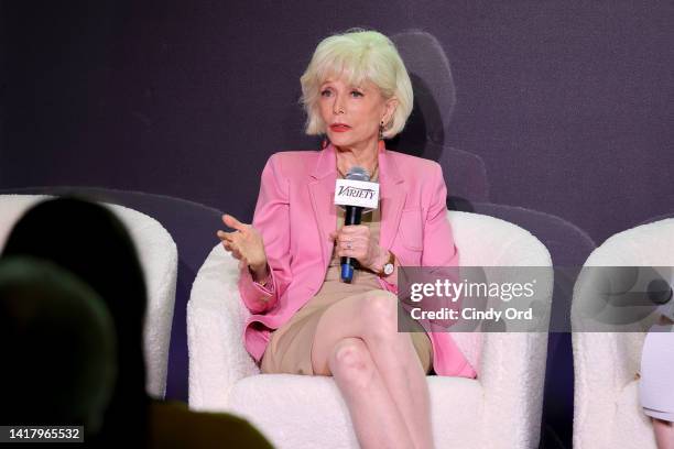 Lesley Stahl speaks onstage during the Truth Seekers Summit hosted by Variety and Rolling Stone at Second Floor on August 25, 2022 in New York City.