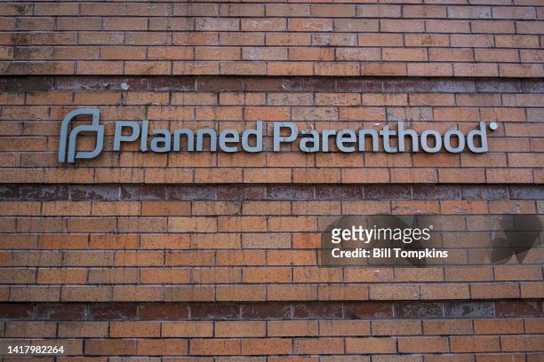 August 19: Planned Parenthood signage on August 19th 2022 in New York City.