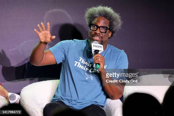 Kamau Bell speaks onstage during the Truth Seekers Summit hosted by Variety and Rolling Stone at Second Floor on August 25, 2022 in New York City.