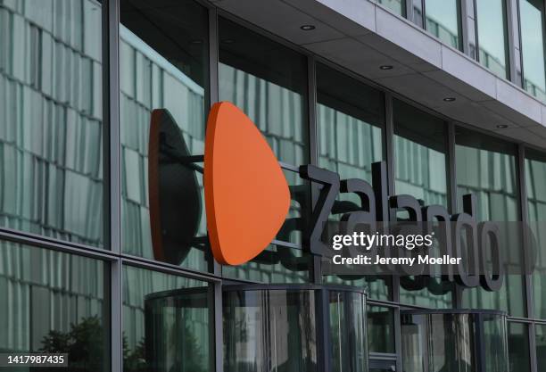 The exterior of a Zalando store photographed on August 21, 2022 in Berlin, Germany.