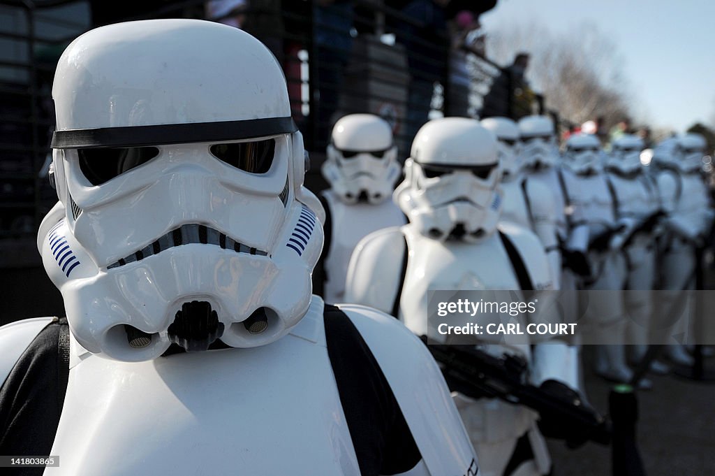 Star Wars Stormtroopers pose for photogr