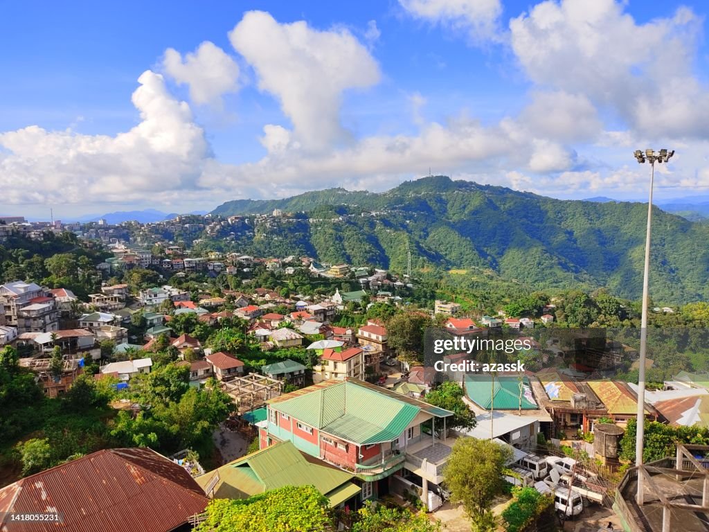 Lunglei townscape, Mizoram