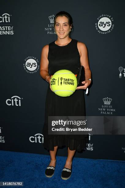 Danka Kovinić attends Citi Taste Of Tennis New York at Cipriani 42nd Street on August 25, 2022 in New York City.