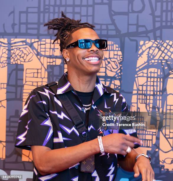 Lil Baby attends "Untrapped: The Story of Lil Baby" Atlanta Premiere at Regal Atlantic Station on August 25, 2022 in Atlanta, Georgia.