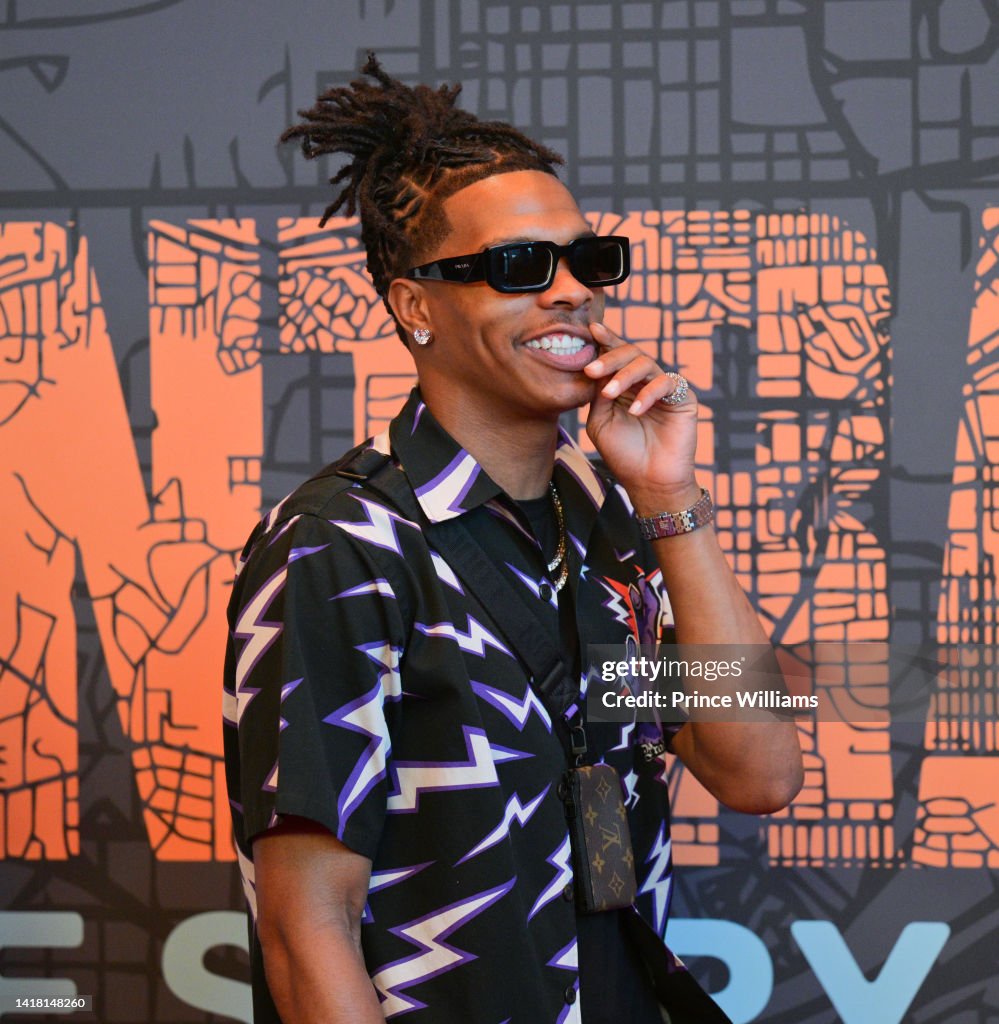 Mct Rapper Rapper Lil Baby attends