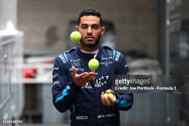 Roy Nissany of Israel and DAMS prepares to drive during practice ahead of Round 11:Spa-Francorchamps of the Formula 2 Championship at Circuit de...