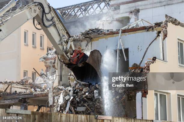 house demolition - dismantling stock pictures, royalty-free photos & images