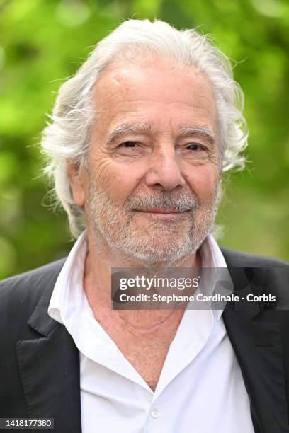 Actor Pierre Arditi attends "Maestro" Photocall during the 15th Angouleme French-Speaking Film Festival - Day Four on August 26, 2022 in Angouleme,...