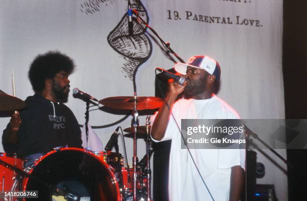 The Roots, Black Thought , Questlove , Ancienne Belgique , Brussels, Belgium, 1st April 2003.