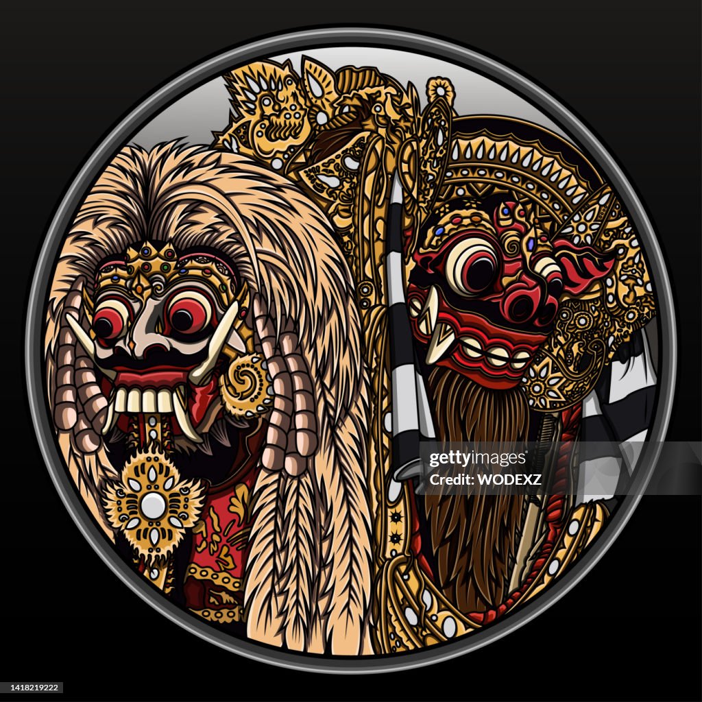 Barong Gradpic Rangda And Barong Balinese Culture High-Res Vector Graphic - Getty Images