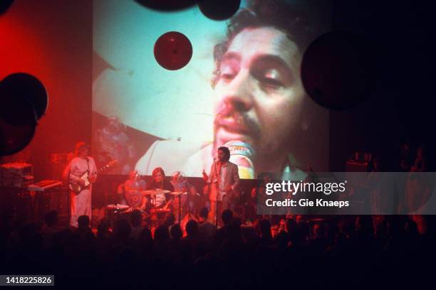 The Flaming Lips, Wayne Coyne, Michael Ivins, Steven Drozd, Koninklijk Circus, Brussels, Belgium, 9th March 2003.