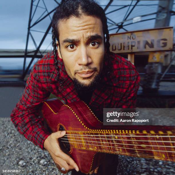 Singer songwriter Ban Harper shot in Los Angeles in 1995.