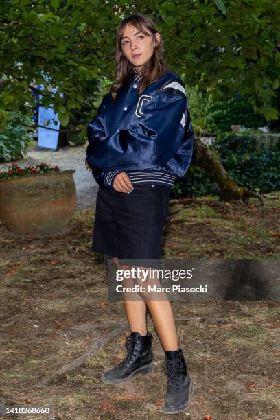 Actress Garance Marillier attends the 'Rue des Dames' photocall during the 15th Angouleme French-Speaking Film Festival - Day Four on August 26, 2022...