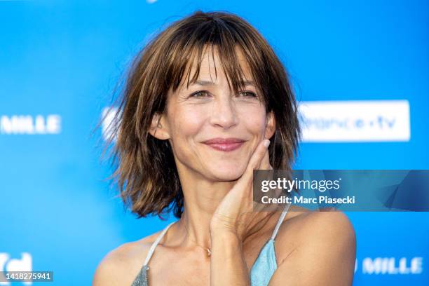 Actress Sophie Marceau attends the 15th Angouleme French-Speaking Film Festival - Day Four on August 26, 2022 in Angouleme, France.