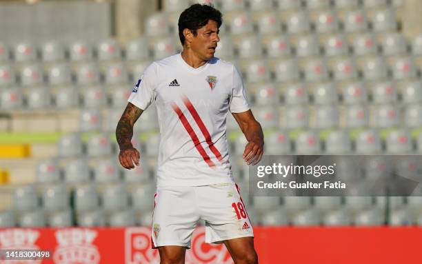 Nene of UD Vilafranquense during the Liga Portugal 2 match between UD Vilafranquense and CD Feirense at Estadio Municipal de Rio Maior on August 26,...