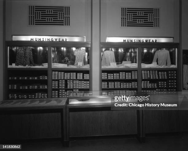 Display in Knit Underwear Section at Marshall Field & Company, Chicago, Illinois, December 19, 1940.