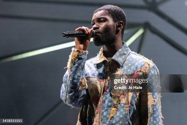 Dave performs at Reading Festival day 1 on August 26, 2022 in Reading, England.