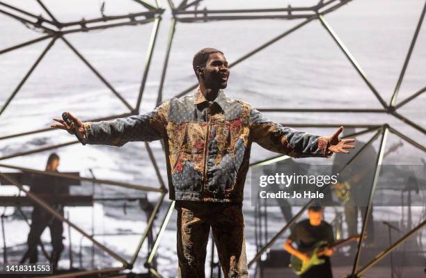 Dave performs at Reading Festival day 1 on August 26, 2022 in Reading, England.